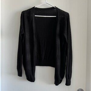 2/$20🛍CHEN AN Black Lightweight Open-Front Cardigan